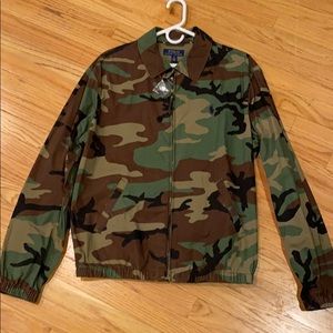 Polo camo canvas jacket men’s size L